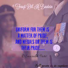 Pin By Dishi Bora On Fauji Dil Ki Baatein Thoughts On A Soldier S Life Army Quotes Indian Army Indian Army Quotes