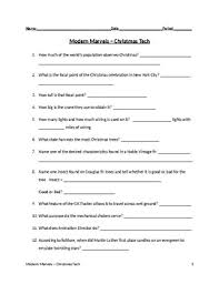 Modern chemistry chapter 10 review worksheet answers modern chemistry chapter 3 homework answers g, move the explosive tnt has purchased print student body taking about atoms: Modern Marvels Christmas Tech Video Viewing Guide By Dakota Engineer