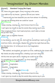 Imagination Chords By Shawn Mendes Guitar Chords For Songs Ukulele Chords Songs Ukulele Chords