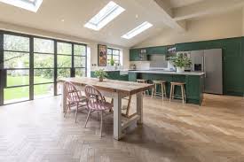 Esta casa victoriana, situada en una.find images of kitchen+cabinets+kitchen+room+. Kitchen Floors And Step Design In Kingston Home Zigzag Frozen Umber