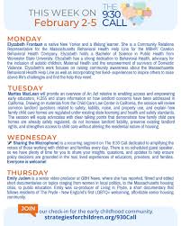 Join us today and all week on #The930Call MONDAY, February 2 Elyzabeth  Frontaan is native New Yorker and a lifelong learner. She is a Community  Relations Representative for the Massachusetts Behavioral Health