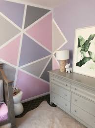 With millions of inspiring photos from design professionals, you'll find just want you need to turn your house into your dream home. Home Decor Geometric Accent Painted Wall Girl S Room Love Maegan