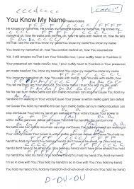 You Know My Name Tasha Cobb Live Guitar Chord Chart Capo 1st Fret Guitar Chord Chart Guitar Chords Tasha Cobbs