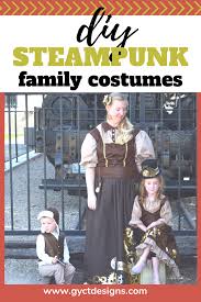 Diy steampunk hat and goggles costume. Diy Steampunk Costumes For The Family Sew Simple Home