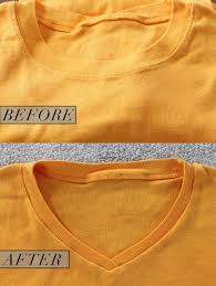How To Turn A Crew Neck T Shirt Into A V Neck Ehow Sewing Alterations Altering Clothes Sewing Hacks