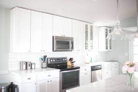 To keep granite countertops shiny, daily cleaning with a mixture of dishwashing detergent and water is recommended. How I Keep A White Kitchen Clean Plus My Farmhouse Kitchen Renovation