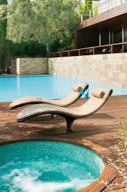 Aluminium Garden Daybed Caribe Collection By Roberti Rattan Design Adriano Balutto Associati Teak Patio Furniture Poolside Lounge Chairs Poolside Decor