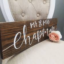 Wooden Personalised Top Table Sign Mr And Mrs Sign Easy Wedding Diy Wedding Signs Table Signs