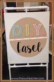 diy easel for your classroom the owl teacher