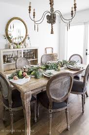 Choose among a table runner, a tablecloth, and a bare table for the best stand out dining table. Eucalyptus Pears And Roses Table Runner Centrepiece So Much Better With Age
