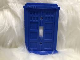 Victory of the daleks)after dealing with amy's numerous questions, (homevid: Doctor Who Tardis Light Switch Police Box Phone Booth Cover Plate Face Blue So Sick With It