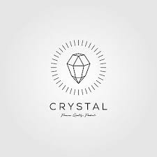 Crystal Gems Logo Jewelry Line Art Monoline Vector Icon Illustration Design Line Icons Logo Icons Art Icons Png And Vector With Transparent Background For Fr Gem Logo Logo Design Inspiration Branding