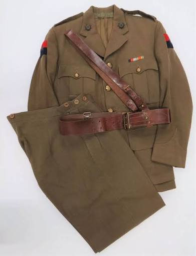 Royal Indian Army Service Corps Officers Uniform in Belts