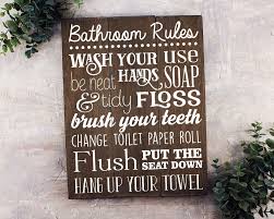 Check spelling or type a new query. Buy Bathroom Rules Sign Bathroom Rules Sign Rustic Kids Bathroom Art Kids Bathroom Wall Decor Rustic Bathroom Sign Bathroom Wall Art In Cheap Price On Alibaba Com
