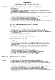 airport operations manager resume