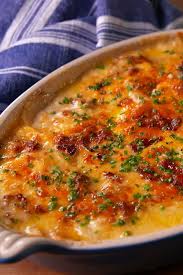 Loaded Scalloped Potatoes Will Be The First To Disappear On Easter Recipe Loaded Scalloped Potatoes Recipe Scalloped Potato Recipes Recipes