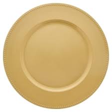 For all occasions and venues with the tap of a button on one of the world's greatest online marketplaces. Bulk Gold Plastic Charger Plates With Beaded Rims 13 In Dollar Tree