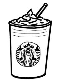They can also try glass painting with this coloring page. Starbucks Coloring Pages