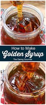 How To Make Golden Syrup Recipe Golden Syrup Syrup Recipe Syrup