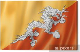 Check spelling or type a new query. Leinwandbild Bhutan Flagge Pixers Wir Leben Um Zu Verandern