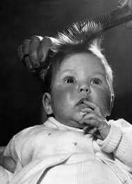 Three-Month-Old Susan's First Hairdo Print 1959. Art Prints, Posters &  Puzzles from Memory Lane