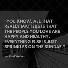 Vin diesel makes an impromptu speech to the hundreds of fans standing vigil at the site where paul walker lost his life after attending a private memorial service on monday night (december 2) in santa clarita, calif. Paul Walker Quotes Facts Revv To Pablo