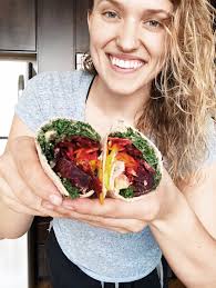 Black Bean Jalapeño Rainbow Wraps