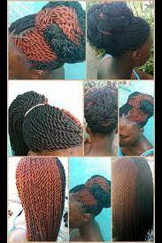 Pin By Danielle Williams On Hair Style Hair Styles Senegalese Twist Updo Crochet Senegalese Twist
