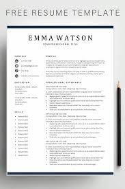 Where to download high quality professionally created free microsoft office resume and cv depending on your line of work, having a fancy looking cv with lots of graphics is pointless if you. Free Simple Resume Templates Resume Template Simple Resume Template Free Resume Template Word