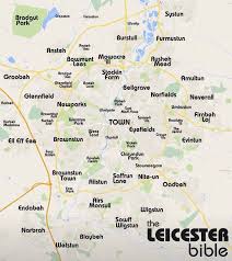 Leicestor Map Leicester England Leicestershire The More You Know