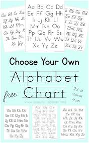 Alphabet linking chart class set. Choose Your Own Alphabet Chart Printable 1 1 1 1