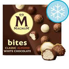Created by eric guggenheim, peter m. Magnum 12 Bites Almond White Chocolate I Cream 140ml Tesco Groceries