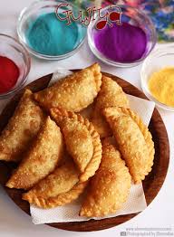 Gujiya, a deliciously finger licking recipe to treat your family and friends. Gujiya Recipe Mawa Gujiya Recipe How To Make Gujiya Sharmis Passions