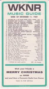 Wknr Dearborn Mi 1969 12 11 In 2019 Music Charts Dj