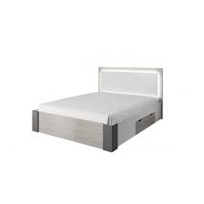 Lit avec tête de lit. Lit Adulte Helena 160x200 Cm Avec Tiroir De Rangement