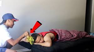 Green hair dye shampoo prank on girlfriend ruins her hair. Yellow Hair Dye Prank On Brother Goes Crazy Youtube