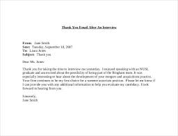 Sample interview thank you email/letter #3: 8 Thank You Note After Interview Free Sample Example Format Download Free Premium Templates