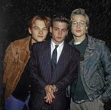 Top 10 trends of the 1990's. Leonardo Dicaprio Brad Pitt And Johnny Depp In The 90s Pics