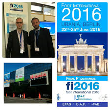 El Dr. Juan Pablo Calvi y el Dr. Gastón Slullitel, jefe del Equipo de Pie y  Tobillo del IJS (www.pieijs.com) participaron en el Congreso europeo de  cirugía de tobillo y pie... -