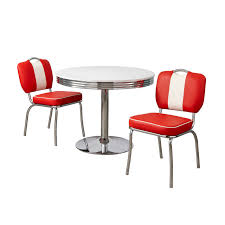 Vintage/retro dining table & chair sets. Raleigh Retro 3 Piece Dining Set Multiple Colors Walmart Com Walmart Com