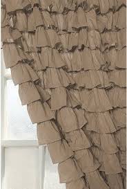 Items Similar To Taupe Ruffle Shower Curtain Egyptian Cotton 1000 Thread Count On Etsy