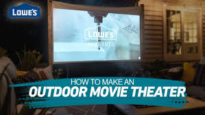 But if you do use a sheet, make sure you pull it. Outdoor Theater Ideas