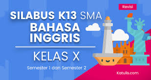 Renita dengan kata lain, bahwa kurikulum tingkat satuan pendidikan adalah. Silabus K13 Sma Bahasa Inggris Kelas X Revisi Terbaru Katulis