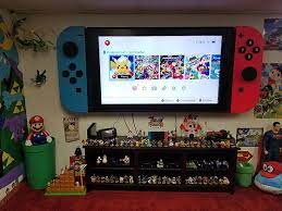 Tv Frame Nintendo Room Game Room Design
