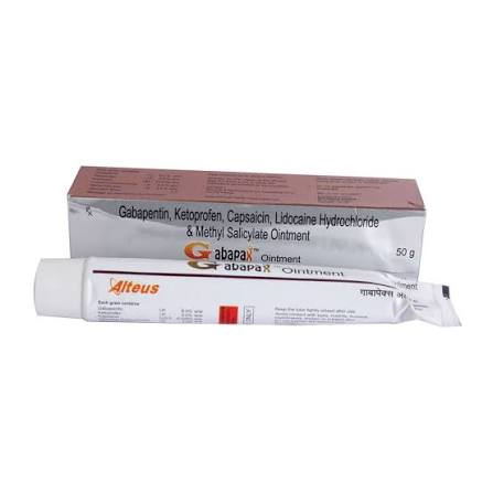 Buy Gabapax Ointment online | Uses, Side Effects, Price and substitutes | Apollo Pharmacy
