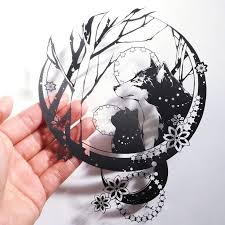 ボード paper cutting のピン