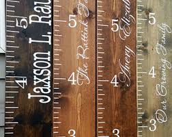 Personalized Growth Chart Wooden Growth Chart Height Chart