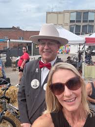 Highlight from yesterday at Santicaligon 2025. Mustache and beard contest  did not disappoint! And almost President Truman was in attendance! Yes,  there was way more to yesterday. Myself and Susan are the