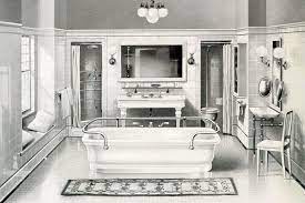 Get inspired by these luxurious bathrooms. 20 Elegant Antique Bathrooms From The 1900s Sinks Tubs Tile Decor Click Americana