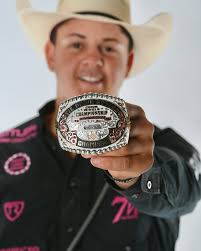 Take a look at that shine✨🤩 Learn more about how YOU can enter to compete  and earn a champion buckle of your own ➡️ WCJRODEO.COM #WCJRodeo  #ComeGetYourGold @montana.silversmiths